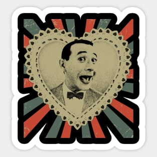 PEE WEE HERMAN || Vintage Art Design || Remember Sticker